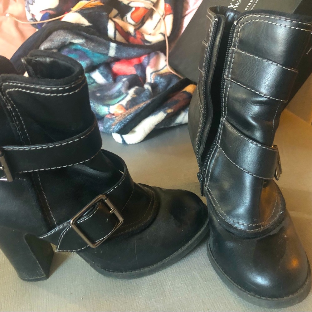 Black Boots Womens 7.5